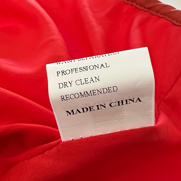 Red and Brown Striped Puffer Jacket - Picture 5 of 8